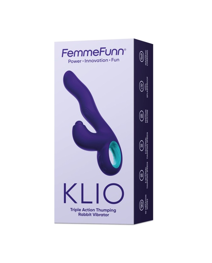 Vibratore per il Punto-G FemmeFunn Klio Viola