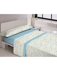 Set di Lenzuola Libela PIRINE SAONA Beige Singolo Set di Lenzuola Libela PIRINE SAONA Beige Singolo