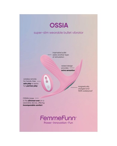 Vibratore per il Punto-G FemmeFunn Ossia Rosa Vibratore per il Punto-G FemmeFunn Ossia Rosa