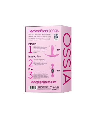 Vibratore per il Punto-G FemmeFunn Ossia Rosa Vibratore per il Punto-G FemmeFunn Ossia Rosa
