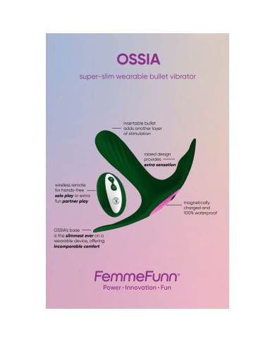 Vibratore per il Punto-G FemmeFunn Ossia Verde Vibratore per il Punto-G FemmeFunn Ossia Verde