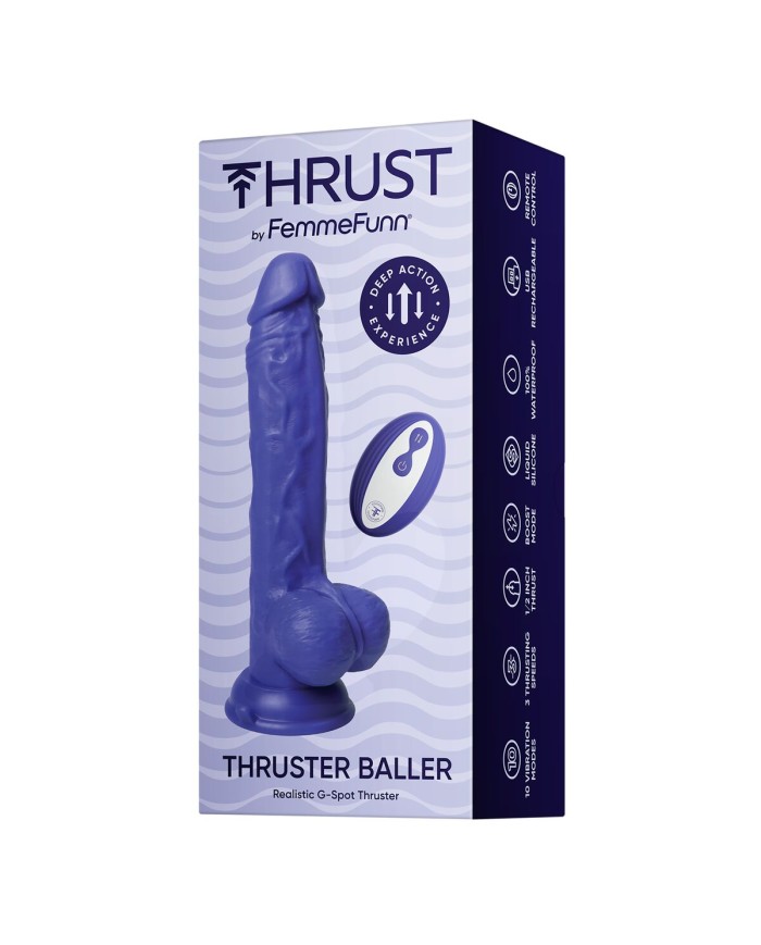 Vibratore Realistico FemmeFunn Thrust Silicone ABS Ø 4,1 cm (15,7 cm)