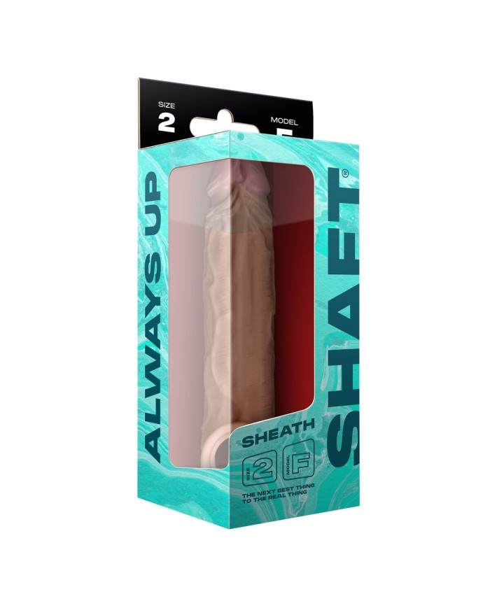 Cover per pene Shaft Model F Marrone Ø 4,8 cm Cover per pene Shaft Model F Marrone Ø 4,8 cm