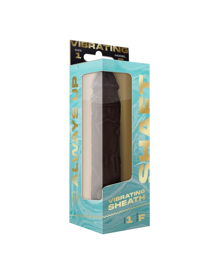 Cover per pene Shaft Nero Ø 4 cm Cover per pene Shaft Nero Ø 4 cm