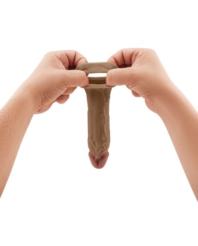 Cover per pene Shaft Marrone Ø 4 cm Cover per pene Shaft Marrone Ø 4 cm