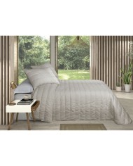 Trapunta Pierre Cardin OLIMPIA Grigio Perla Ala francese (3 Pezzi)