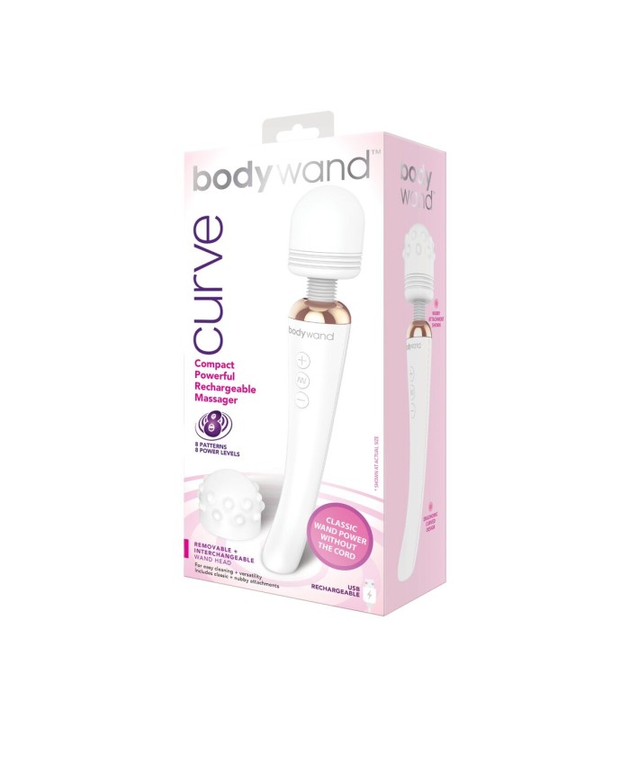 Ricarica per Bacchetta Massaggiante PalmPower Curve Bodywand Bodywand Curve Bianco Ricarica per Bacchetta Massaggiante PalmPower Curve Bodywand Bodywand Curve Bianco