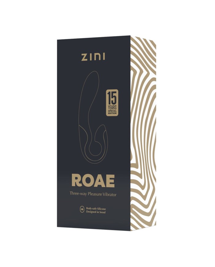Vibratore per il Punto-G ZINI Roae Nero Vibratore per il Punto-G ZINI Roae Nero
