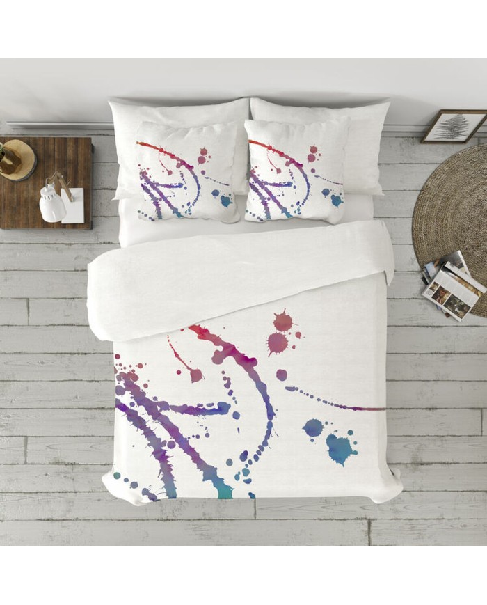 Set di copripiumino Pierre Cardin WARHOL Multicolore Matrimoniale 2 Pezzi 3 Pezzi