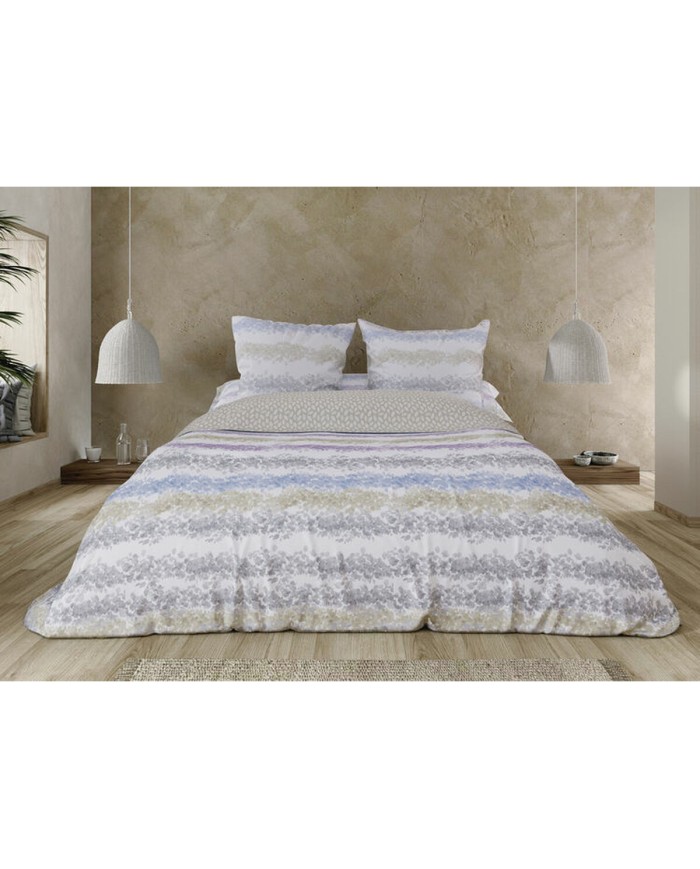 Set di copripiumino Pierre Cardin Cesar Multicolore Blu Marino Singolo 3 Pezzi