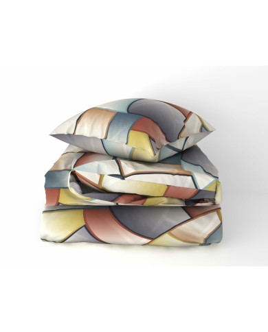 Copripiumino Pierre Cardin Lucas Marrone 144 Fili 150 x 230 cm