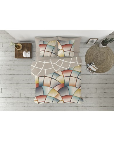 Copripiumino Pierre Cardin Lucas Marrone 144 Fili 180 x 230 cm