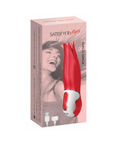 Vibratore Satisfyer Power Flower Rosso
