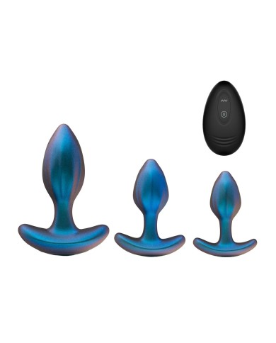 Plug Anale Blush Matrix Cosmos 3 Pezzi Plug Anale Blush Matrix Cosmos 3 Pezzi