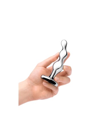 Plug Anale B-Vibe Argentato Plug Anale B-Vibe Argentato