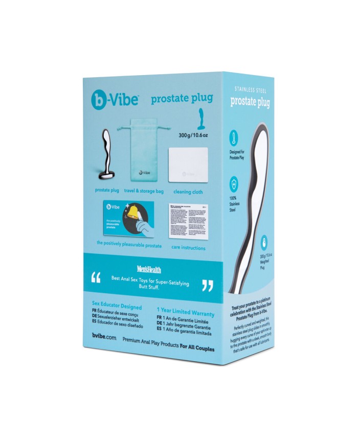 Plug Anale B-Vibe Argentato