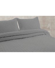 Trapunta Pierre Cardin EGNA Grigio Ala francese