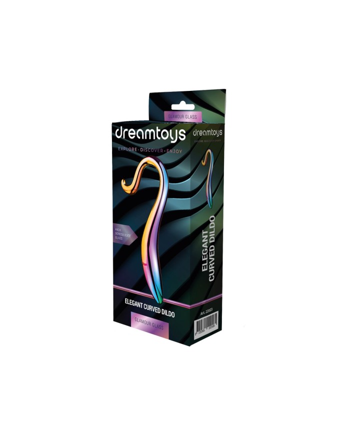 Plug Anale Dream Toys Glamour Glass Multicolore Plug Anale Dream Toys Glamour Glass Multicolore