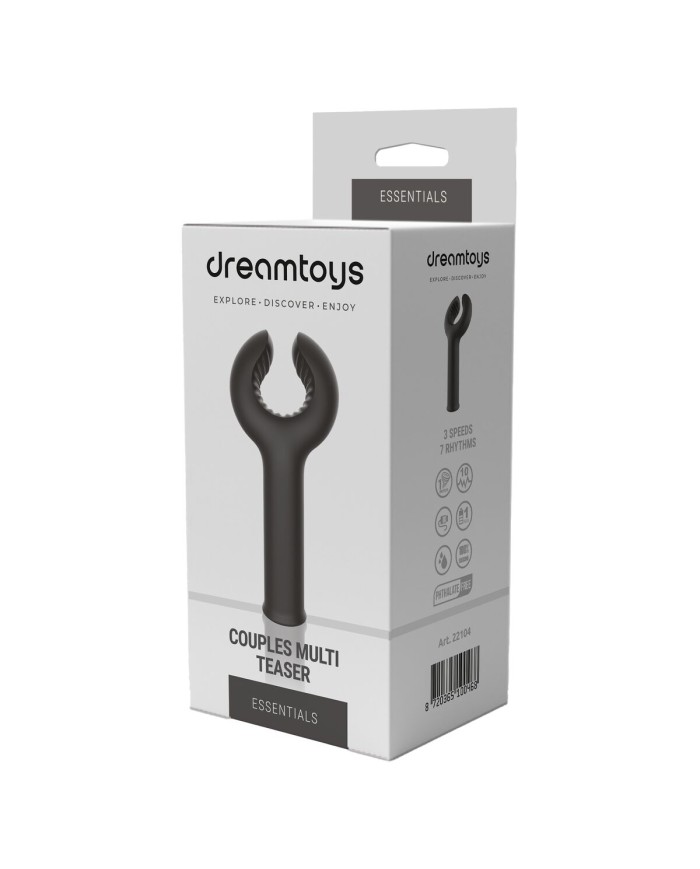 Vibratore Anale Dream Toys Essentials Couples Multi Teaser Nero Vibratore Anale Dream Toys Essentials Couples Multi Teaser Nero