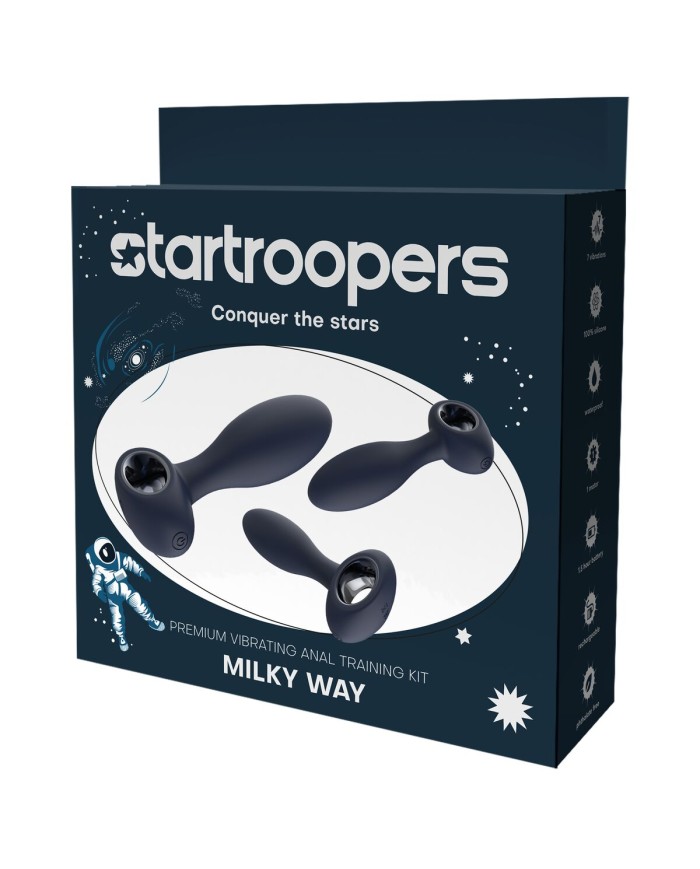 Plug Anale Dream Toys STARTROOPERS Azzurro 3 Pezzi