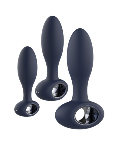 Plug Anale Dream Toys STARTROOPERS Azzurro 3 Pezzi