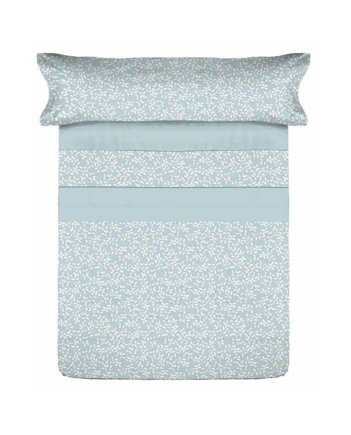 Set di Lenzuola Tejidos Reina Azzurro Matrimoniale Set di Lenzuola Tejidos Reina Azzurro Matrimoniale