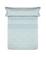 Set di Lenzuola Tejidos Reina Azzurro Matrimoniale Set di Lenzuola Tejidos Reina Azzurro Matrimoniale