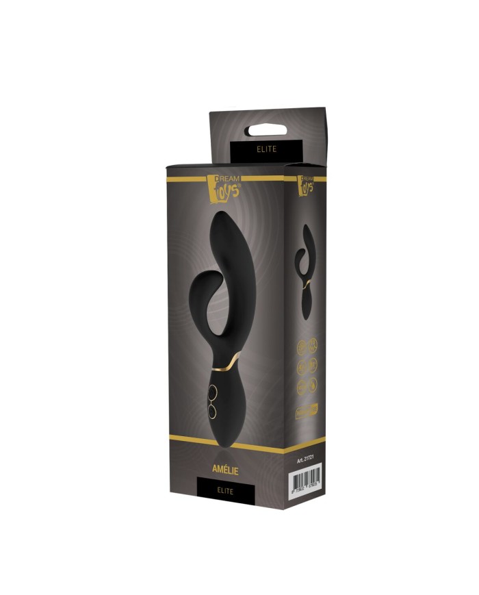 Vibratore per il Punto-G Dream Toys Elite Amelie Nero Vibratore per il Punto-G Dream Toys Elite Amelie Nero