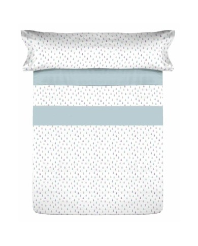 Set di Lenzuola Tejidos Reina Azzurro Matrimoniale