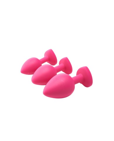 Plug Anale Dream Toys Flirts Rosa 3 Pezzi