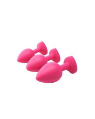 Plug Anale Dream Toys Flirts Rosa 3 Pezzi Plug Anale Dream Toys Flirts Rosa 3 Pezzi