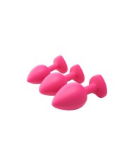 Plug Anale Dream Toys Flirts Rosa 3 Pezzi Plug Anale Dream Toys Flirts Rosa 3 Pezzi
