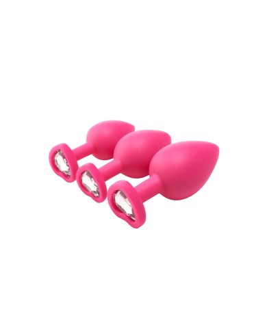 Plug Anale Dream Toys Flirts Rosa 3 Pezzi