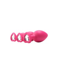 Plug Anale Dream Toys Flirts Rosa 3 Pezzi Plug Anale Dream Toys Flirts Rosa 3 Pezzi