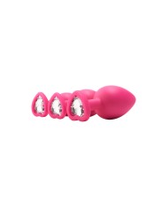 Plug Anale Dream Toys Flirts Rosa 3 Pezzi Plug Anale Dream Toys Flirts Rosa 3 Pezzi