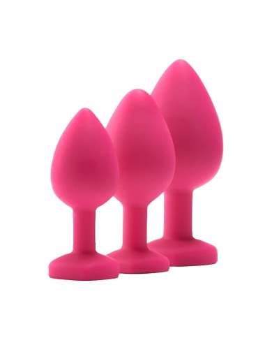 Plug Anale Dream Toys Flirts Rosa 3 Pezzi
