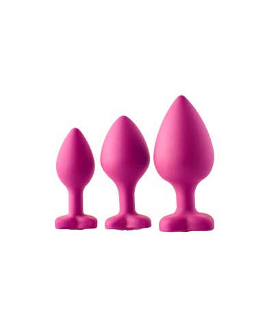 Plug Anale Dream Toys Flirts Rosa 3 Pezzi