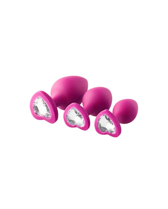 Plug Anale Dream Toys Flirts Rosa 3 Pezzi Plug Anale Dream Toys Flirts Rosa 3 Pezzi