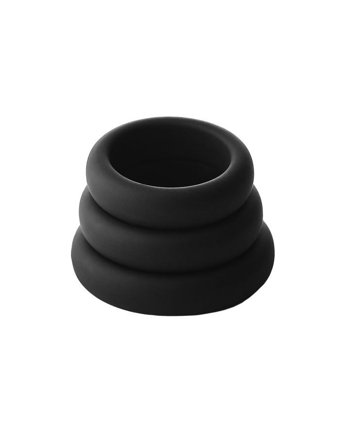 Anelli Fallici Dream Toys Ramrod Nero Anelli Fallici Dream Toys Ramrod Nero