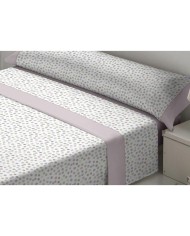 Set di Lenzuola Tejidos Reina Fides Bianco Rosa Osimano Set di Lenzuola Tejidos Reina Fides Bianco Rosa Osimano