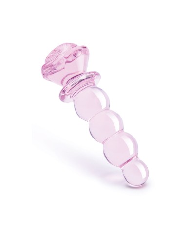 Plug Anale Dream Toys Glaze Glass Rosa