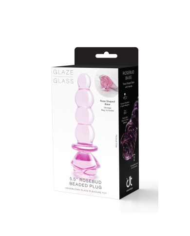 Plug Anale Dream Toys Glaze Glass Rosa