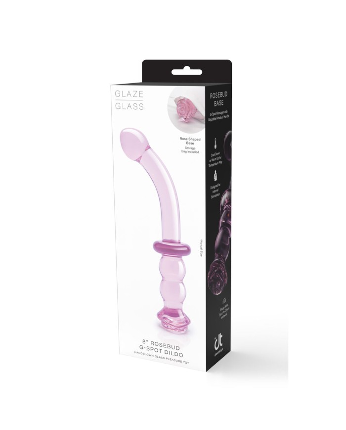 Dildo Dream Toys Glaze Glass G-spot Rosa Dildo Dream Toys Glaze Glass G-spot Rosa