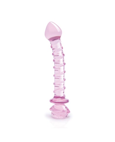 Dildo Dream Toys Glaze Glass Rosa Dildo Dream Toys Glaze Glass Rosa