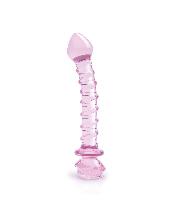 Dildo Dream Toys Glaze Glass Rosa Dildo Dream Toys Glaze Glass Rosa