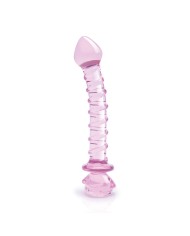 Dildo Dream Toys Glaze Glass Rosa Dildo Dream Toys Glaze Glass Rosa