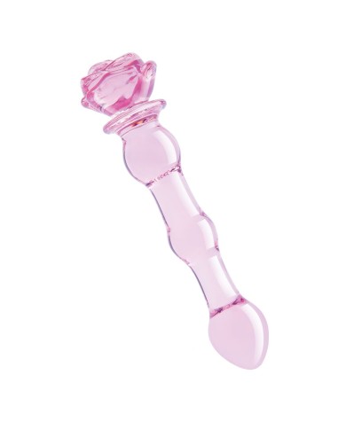 Dildo Dream Toys Glaze Glass Rosa Dildo Dream Toys Glaze Glass Rosa