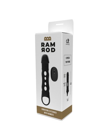 Cover per pene Dream Toys Ramrod Nero Ø 4,2 cm Cover per pene Dream Toys Ramrod Nero Ø 4,2 cm