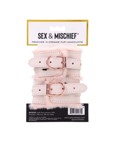 Manette Sportsheets Peaches 'n CreaMe Bianco Manette Sportsheets Peaches 'n CreaMe Bianco