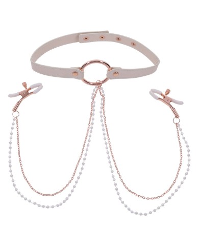 Pinze per Capezzoli Sportsheets Peaches 'n CreaMe Pinze per Capezzoli Sportsheets Peaches 'n CreaMe